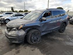 Salvage cars for sale at Miami, FL auction: 2022 Honda Pilot SE