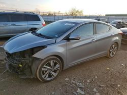 Salvage cars for sale at Houston, TX auction: 2014 Hyundai Elantra SE