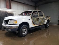 Salvage cars for sale from Copart Elgin, IL: 2001 Ford F150 Supercrew