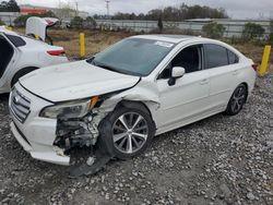 Salvage cars for sale at Montgomery, AL auction: 2017 Subaru Legacy 2.5I Limited