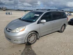 Salvage cars for sale from Copart New Braunfels, TX: 2009 Toyota Sienna XLE