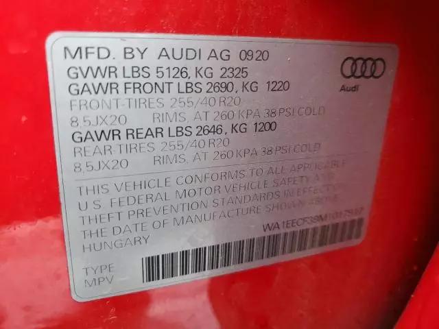 2021 Audi Q3 Premium Plus S Line 45