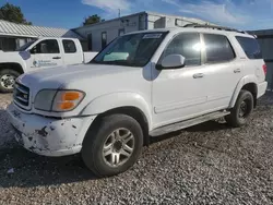 Salvage cars for sale at Prairie Grove, AR auction: 2003 Toyota Sequoia Limited