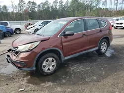 Salvage SUVs for sale at auction: 2015 Honda CR-V LX