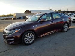 KIA Vehiculos salvage en venta: 2017 KIA Optima EX