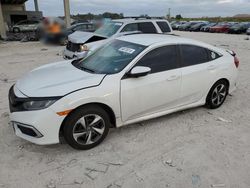 Salvage cars for sale at West Palm Beach, FL auction: 2019 Honda Civic LX