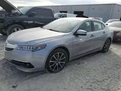 Salvage cars for sale at Jacksonville, FL auction: 2015 Acura TLX Advance