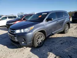 Salvage cars for sale at West Warren, MA auction: 2018 Toyota Highlander SE