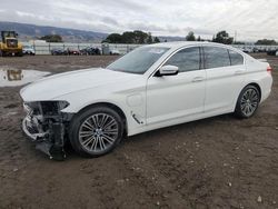 Salvage cars for sale at San Martin, CA auction: 2018 BMW 530E