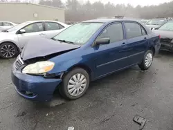 Salvage cars for sale at Exeter, RI auction: 2007 Toyota Corolla CE