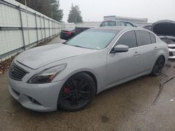 Infiniti salvage cars for sale: 2012 Infiniti G37 Base