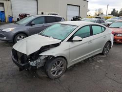 Salvage cars for sale at Woodburn, OR auction: 2017 Hyundai Elantra SE