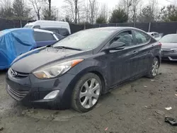 Salvage cars for sale at Waldorf, MD auction: 2012 Hyundai Elantra GLS