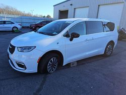 Salvage cars for sale at Assonet, MA auction: 2024 Chrysler Pacifica Hybrid Select