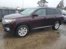 Salvage cars for sale from Copart Woodhaven, MI: 2011 Toyota Highlander Base