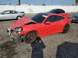 Salvage cars for sale at Van Nuys, CA auction: 2015 Porsche 911 Carrera S