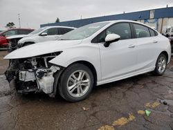 Salvage cars for sale at Woodhaven, MI auction: 2018 Chevrolet Cruze LT