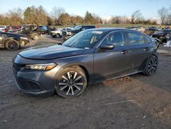 Honda salvage cars for sale: 2022 Honda Civic EX