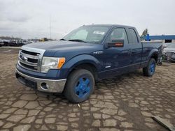 Salvage trucks for sale at Woodhaven, MI auction: 2014 Ford F150 Super Cab