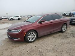 Salvage cars for sale at Houston, TX auction: 2016 Chrysler 200 Limited