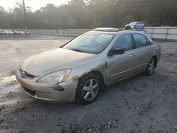 Salvage cars for sale at Savannah, GA auction: 2003 Honda Accord EX