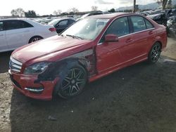 Salvage cars for sale at San Martin, CA auction: 2013 Mercedes-Benz C 250