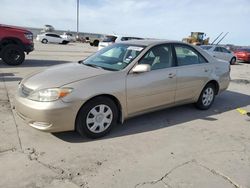 Salvage cars for sale at Wilmer, TX auction: 2003 Toyota Camry LE