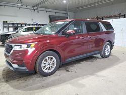 Salvage cars for sale at Candia, NH auction: 2022 KIA Carnival LX