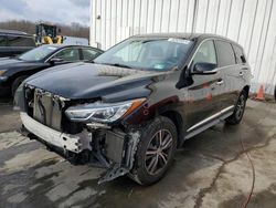 Salvage cars for sale at Windsor, NJ auction: 2017 Infiniti QX60