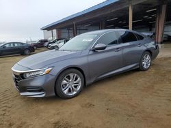 Salvage cars for sale at American Canyon, CA auction: 2018 Honda Accord LX