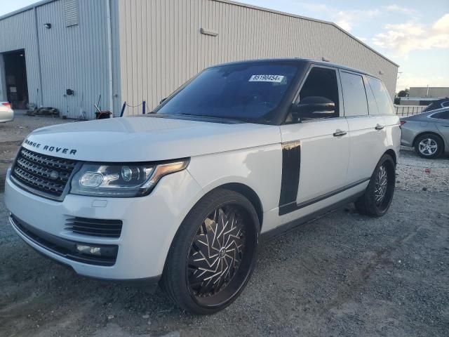 2016 Land Rover Range Rover HSE