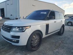 Salvage cars for sale from Copart Jacksonville, FL: 2016 Land Rover Range Rover HSE