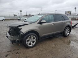 Salvage cars for sale at Chicago Heights, IL auction: 2012 Ford Edge SEL