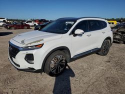 Salvage cars for sale at Houston, TX auction: 2020 Hyundai Santa FE SEL