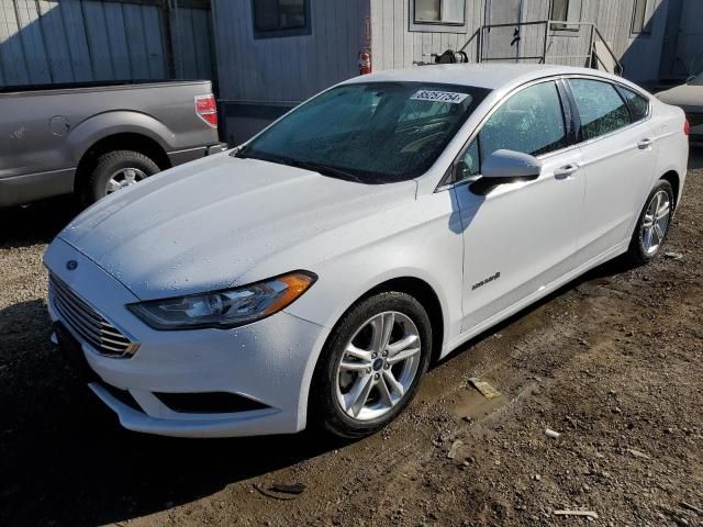 2018 Ford Fusion S Hybrid