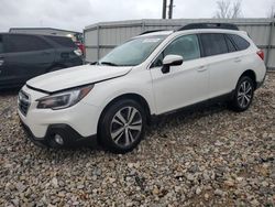 Salvage cars for sale from Copart Wayland, MI: 2018 Subaru Outback 2.5I Limited