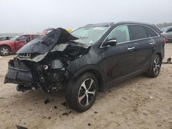 Salvage cars for sale at Houston, TX auction: 2017 KIA Sorento EX