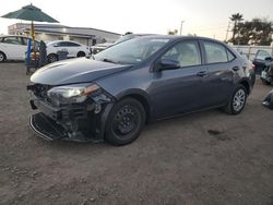 Salvage cars for sale at San Diego, CA auction: 2017 Toyota Corolla L