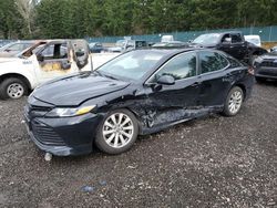 Toyota salvage cars for sale: 2020 Toyota Camry LE