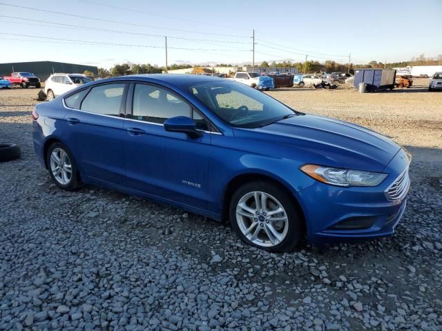 2018 Ford Fusion SE Hybrid