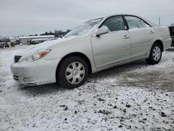 Salvage cars for sale at Pennsburg, PA auction: 2002 Toyota Camry LE