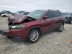 Salvage cars for sale at Taylor, TX auction: 2019 Jeep Cherokee Latitude