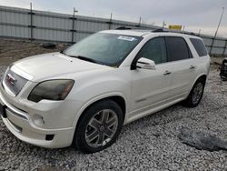 Salvage cars for sale at Cahokia Heights, IL auction: 2011 GMC Acadia Denali