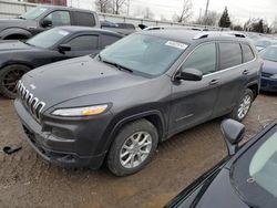 Jeep salvage cars for sale: 2017 Jeep Cherokee Latitude