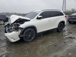 Salvage cars for sale at Windsor, NJ auction: 2019 Toyota Highlander SE