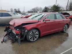 Salvage cars for sale at Moraine, OH auction: 2017 Lincoln MKZ Reserve