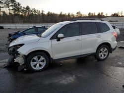 Salvage cars for sale at Windham, ME auction: 2015 Subaru Forester 2.5I Premium