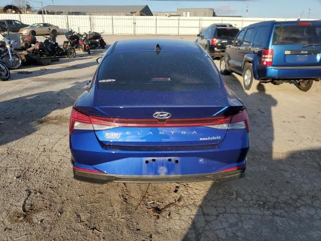 2022 Hyundai Elantra Blue