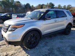 Salvage cars for sale at Mendon, MA auction: 2014 Ford Explorer Sport