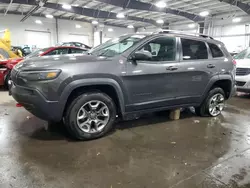 Salvage cars for sale at Ham Lake, MN auction: 2019 Jeep Cherokee Trailhawk